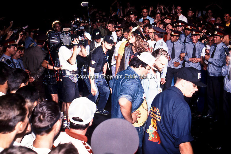 Bon Jovi ; Jon Bon Jovi; Moscow Music Peace Festival; August 12, 13, 1989; Photo Credit: Eddie Malluk